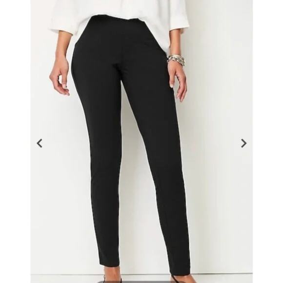 J. Jill Pants - J. Jill Wearever Collection Smooth-Fit Slim Leg Pants Black Plus Size 2X